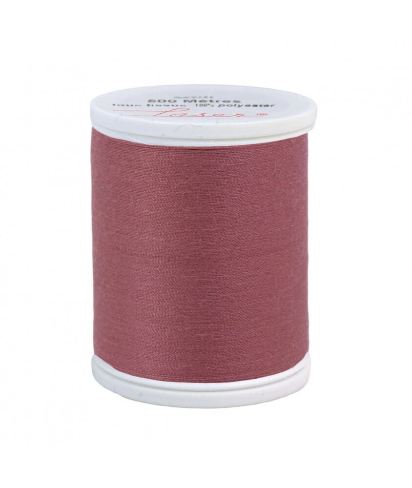 Fil 100% Polyester Lazer 500M Universel 37 coloris - Distrifil rose sperenza Fil 100% Polyester Lazer 500M Universel 37 coloris - Distrifil rose sperenza