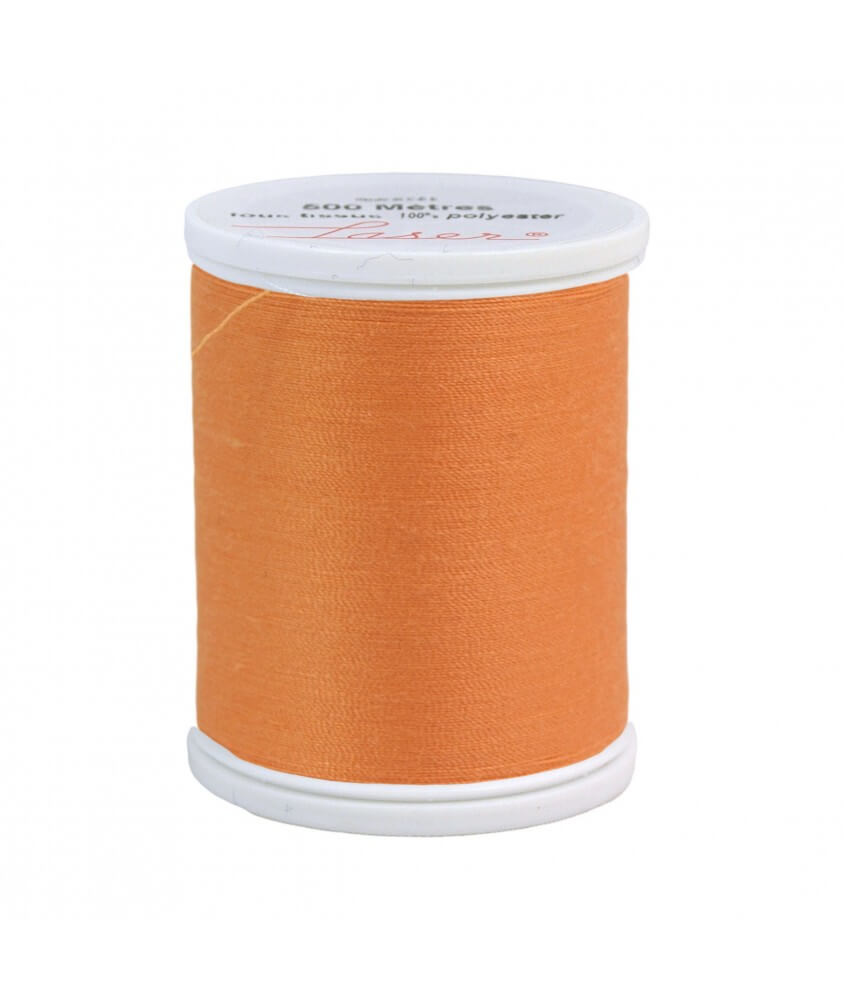 Fil 100% Polyester Lazer 500M Universel 37 coloris - Distrifil orange sperenza