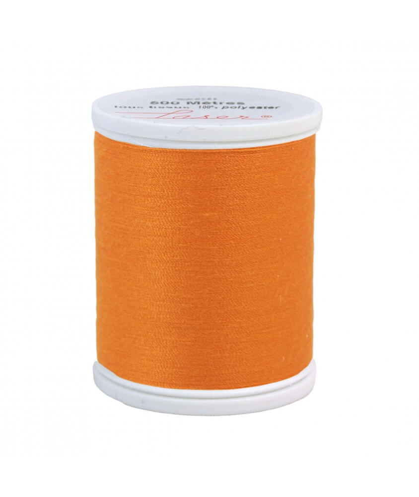 Fil 100% Polyester Lazer 500M Universel 37 coloris - Distrifil orange sperenza