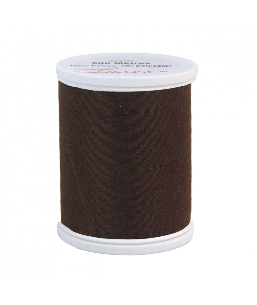 Fil 100% Polyester Lazer 500M Universel 37 coloris - Distrifil marron sperenza Fil 100% Polyester Lazer 500M Universel 37 coloris - Distrifil marron sperenza