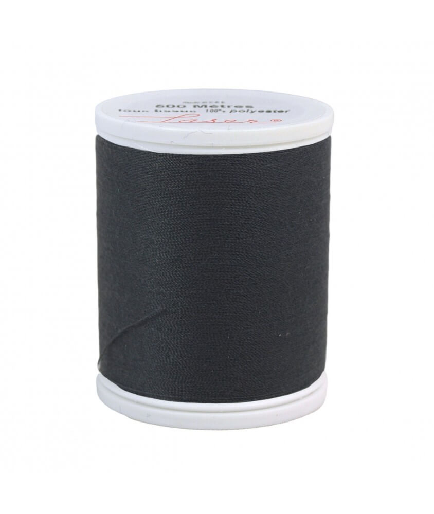 Fil 100% Polyester Lazer 500M Universel 37 coloris - Distrifil gris sperenza