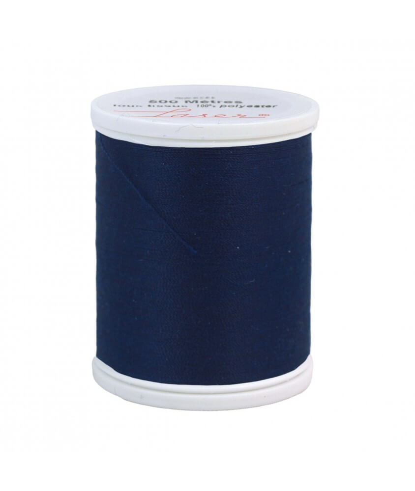 Fil 100% Polyester Lazer 500M Universel 37 coloris - Distrifil bleu sperenza