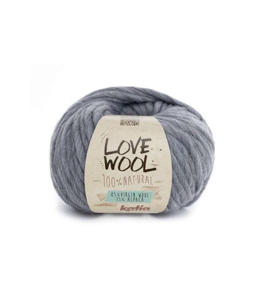 Laine à tricoter Love Wool - Katia gris sperenza