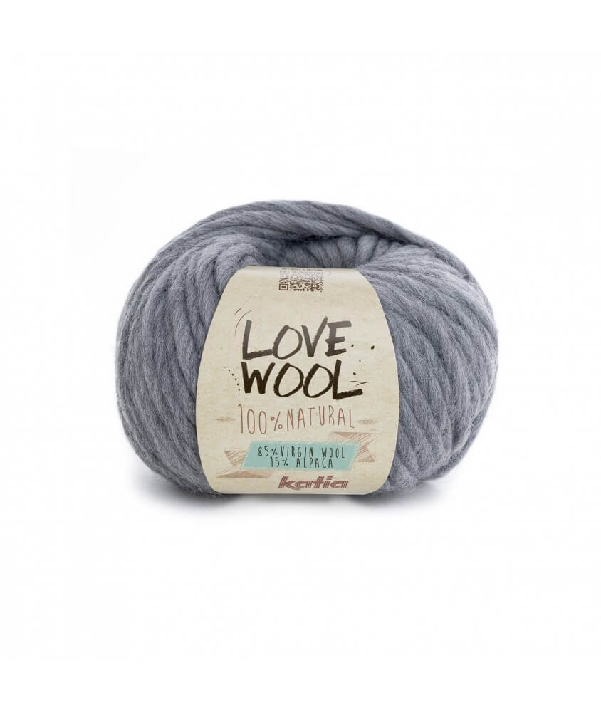 Laine à tricoter Love Wool - Katia gris sperenza Laine à tricoter Love Wool - Katia gris sperenza