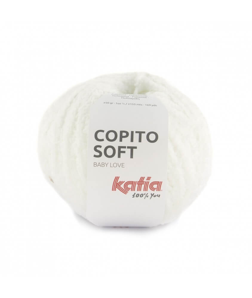 Laine bouclette COPITO SOFT - Katia blanc sperenza