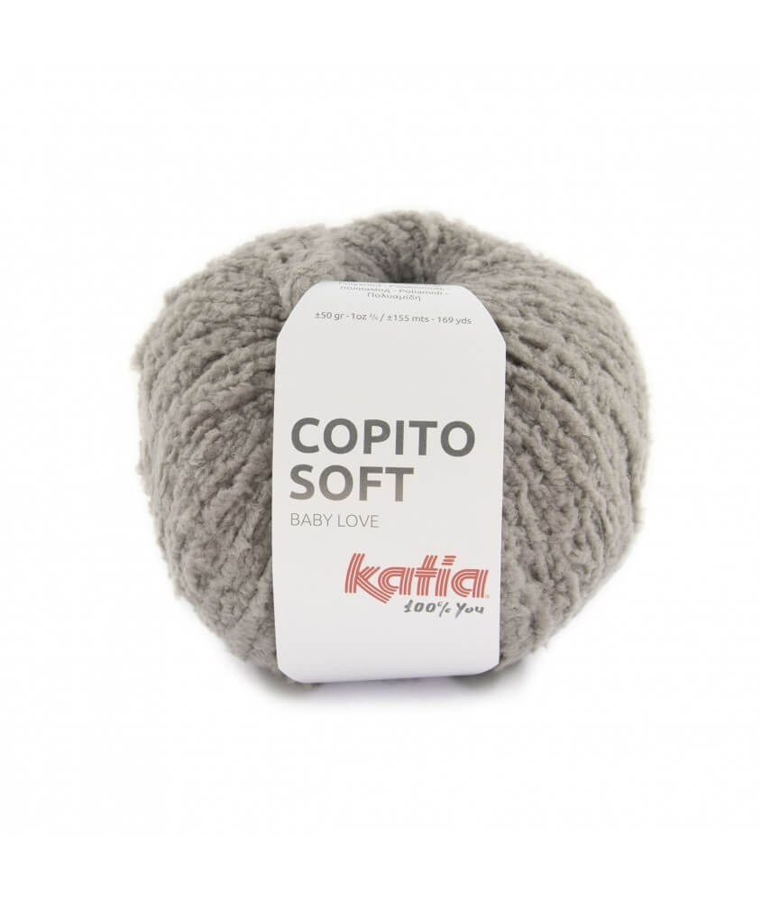 Laine bouclette COPITO SOFT - Katia gris sperenza