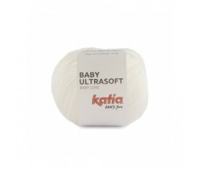 Fil à tricoter Baby Ultrasoft - Katia blanc sperenza