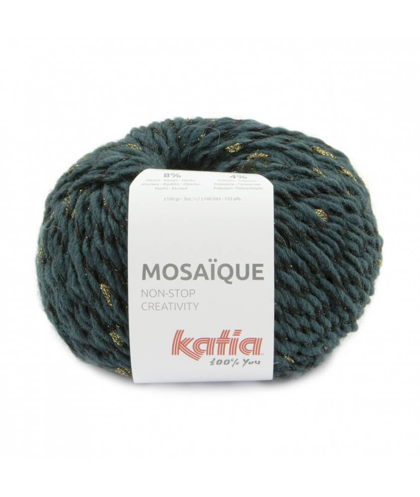 Pelote de laine et alpaga Mosaïque - Katia violet sperenza