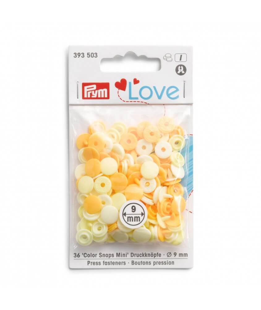 Bouton pression Color Love Mini 19mm X 36 - Prym - certifié Oeko-Tex
