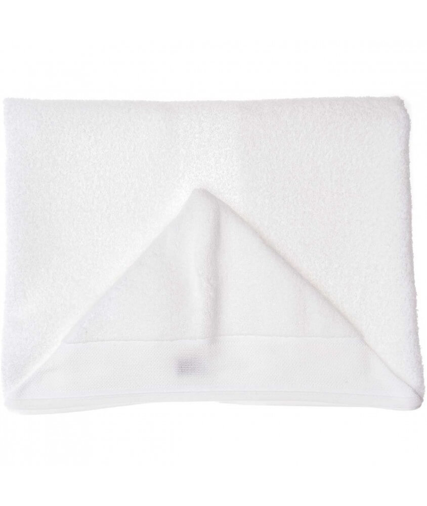 Serviette de douche à capuche 85x70cm - Rico Design blanc sperenza