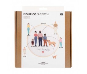Kit de broderie Figurico Famille- Rcio Design
