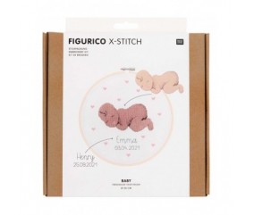 Kit de broderie Figurico Bébé - Rico Design