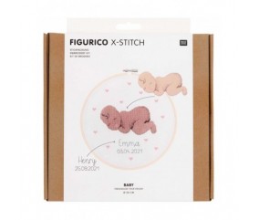 Kit de broderie Figurico Bébé - Rico Design