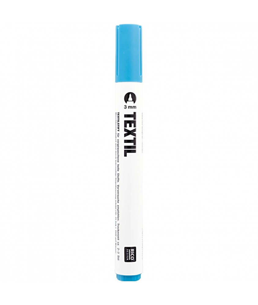 Feutres clairs pour textile - Rico Design bleu Feutres clairs pour textile - Rico Design bleu