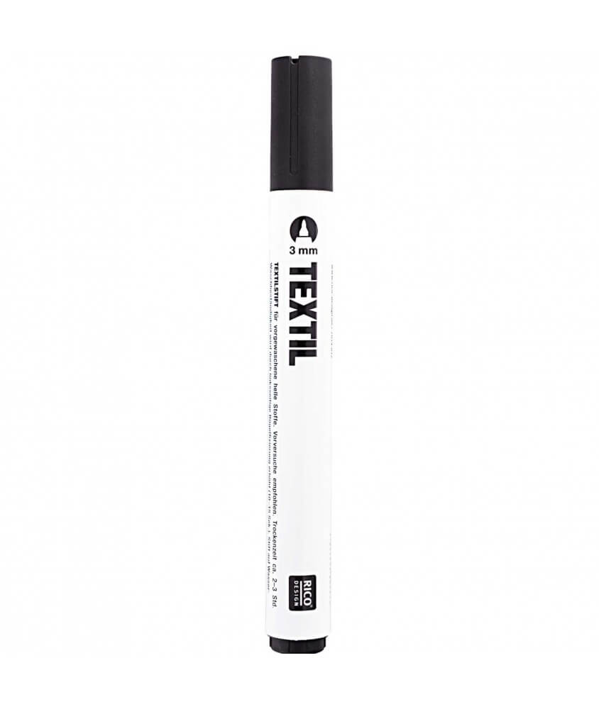 Feutres clairs pour textile - Rico Design noir sperenza Feutres clairs pour textile - Rico Design noir sperenza