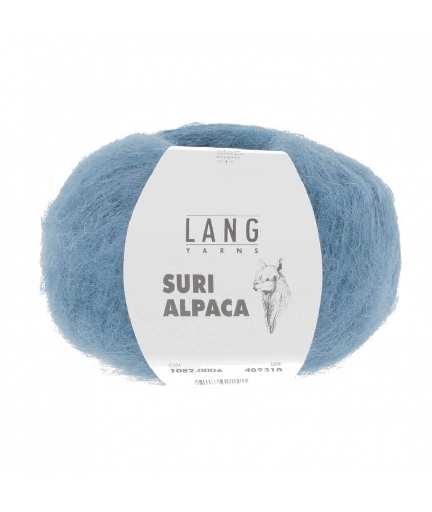 Pelote de 100% Alpaga SURI ALPACA - Lang Yarns bleu sperenza