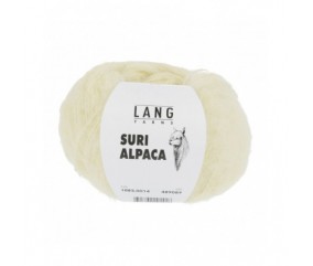 Pelote de 100% Alpaga SURI ALPACA - Lang Yarns écru sperenza