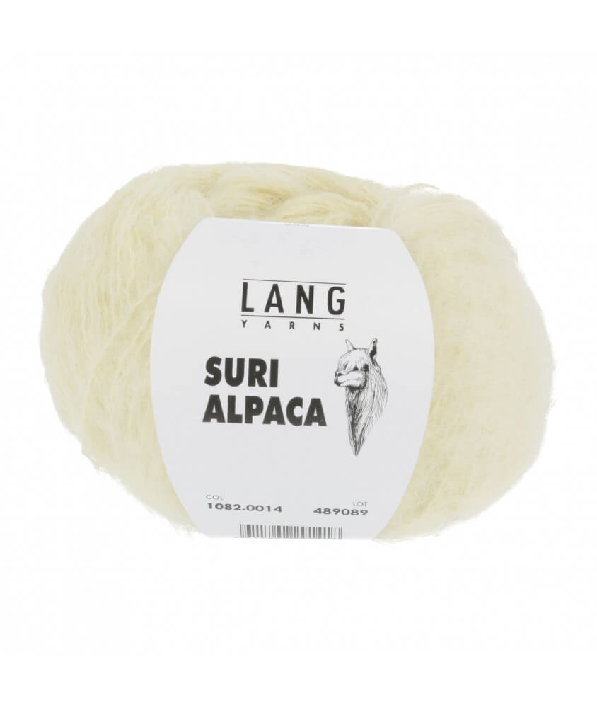 Pelote de 100% Alpaga SURI ALPACA - Lang Yarns écru sperenza