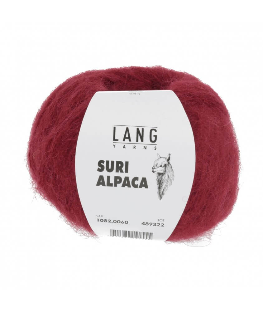 Pelote de 100% Alpaga SURI ALPACA - Lang rouge sperenza Yarns Pelote de 100% Alpaga SURI ALPACA - Lang rouge sperenza Yarns