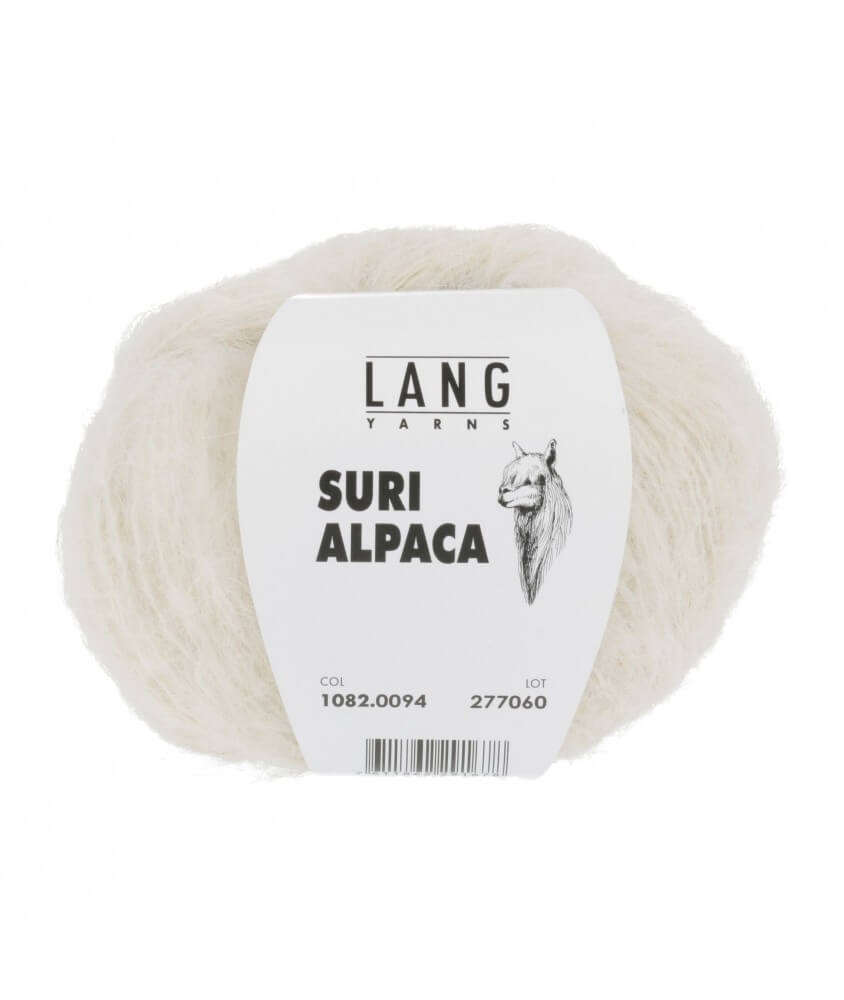 Pelote de 100% Alpaga SURI ALPACA - Lang Yarns blanc sperenza Pelote de 100% Alpaga SURI ALPACA - Lang Yarns blanc sperenza
