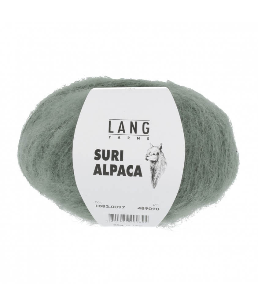 Pelote de 100% Alpaga SURI ALPACA - Lang Yarns vert sperenza Pelote de 100% Alpaga SURI ALPACA - Lang Yarns vert sperenza