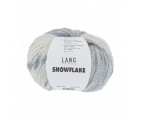 Pelote de coton et alpaga SNOWFLAKE - Lang Yarns bleu sperenza