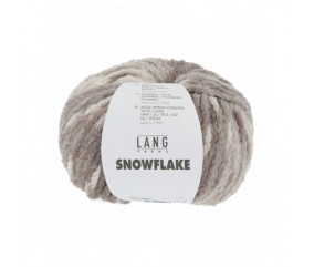 Pelote de coton et alpaga SNOWFLAKE - Lang Yarns marron sperenza