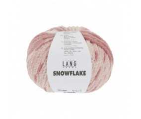 Pelote de coton et alpaga SNOWFLAKE - Lang Yarns rose sperenza