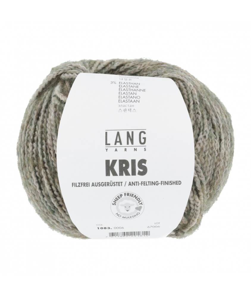 Pelote de laine KRIS - Lang Yarns vert sperenza