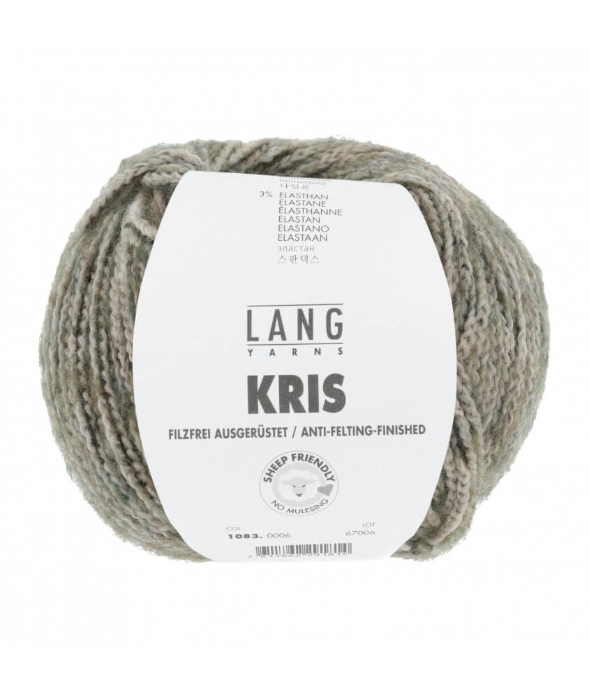 Pelote de laine KRIS - Lang Yarns vert sperenza Pelote de laine KRIS - Lang Yarns vert sperenza