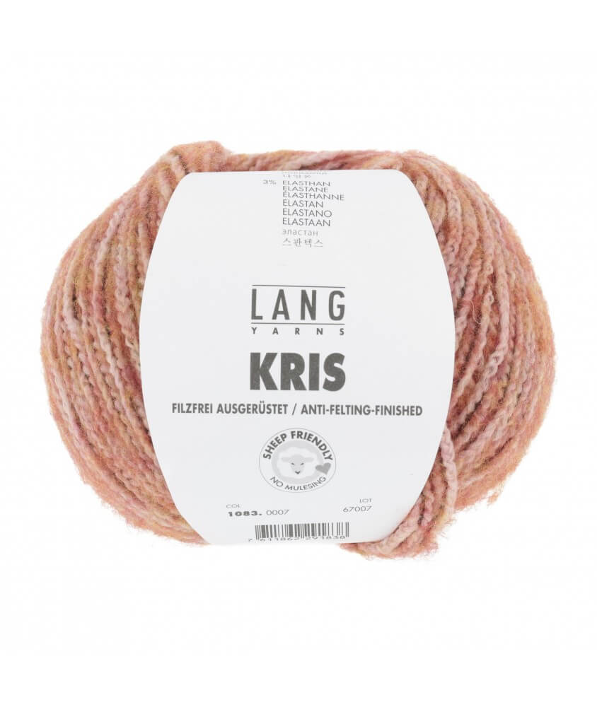 Pelote de laine KRIS - Lang Yarns rose sperenza