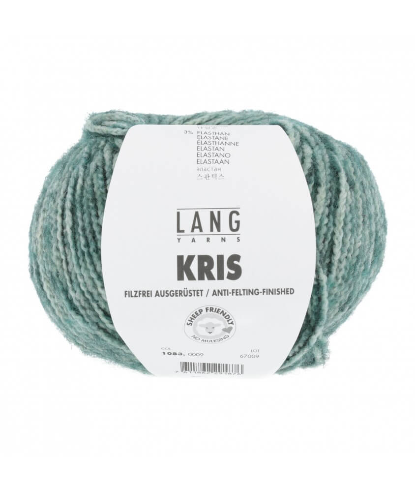 Pelote de laine KRIS - Lang Yarns vert sperenza Pelote de laine KRIS - Lang Yarns vert sperenza
