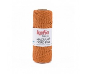 Bobine de corde recyclé Macrame Cord Fine 220 GR - Katia - certifié Oeko-Tex orange sperenza