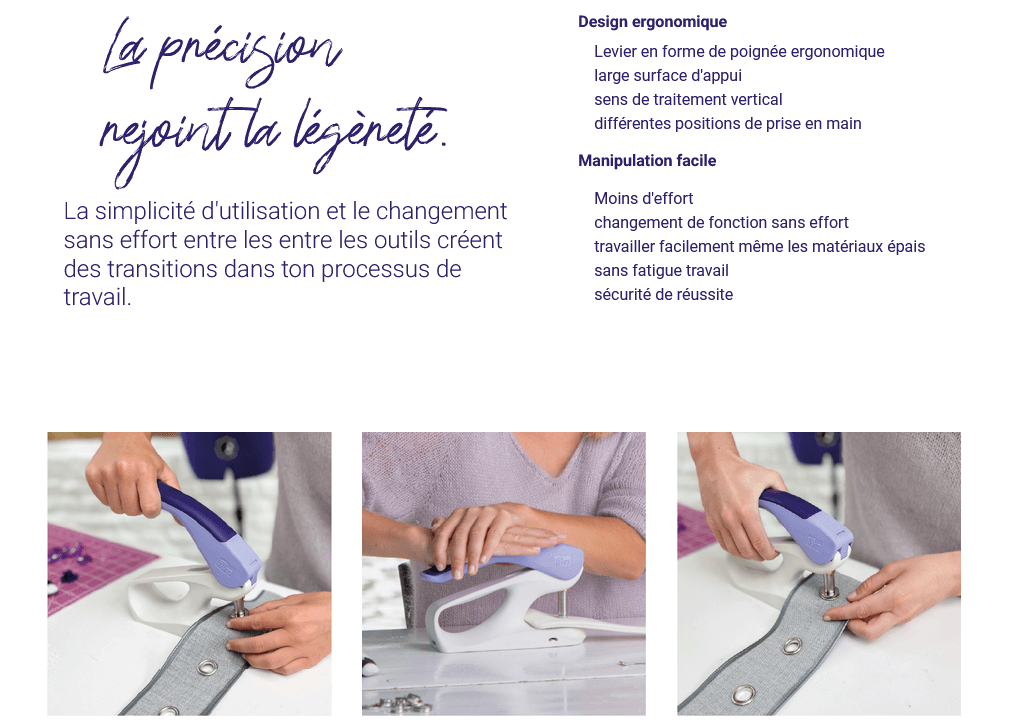 Pince Vario Creative Tool - Outil polyvalent pour vos projets de couture -  Prym