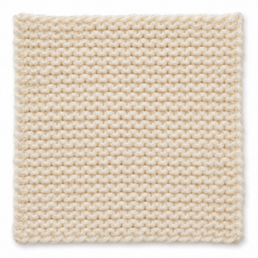 Jersey envers au tricot : illustration du point