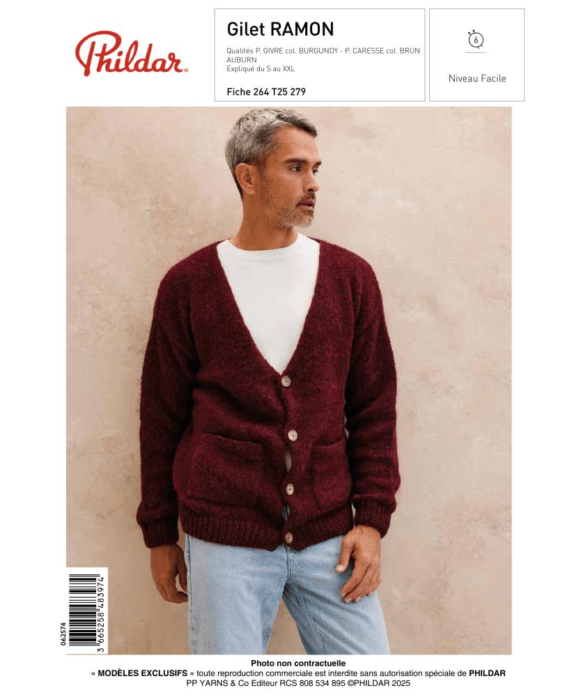 Patrons tricot homme