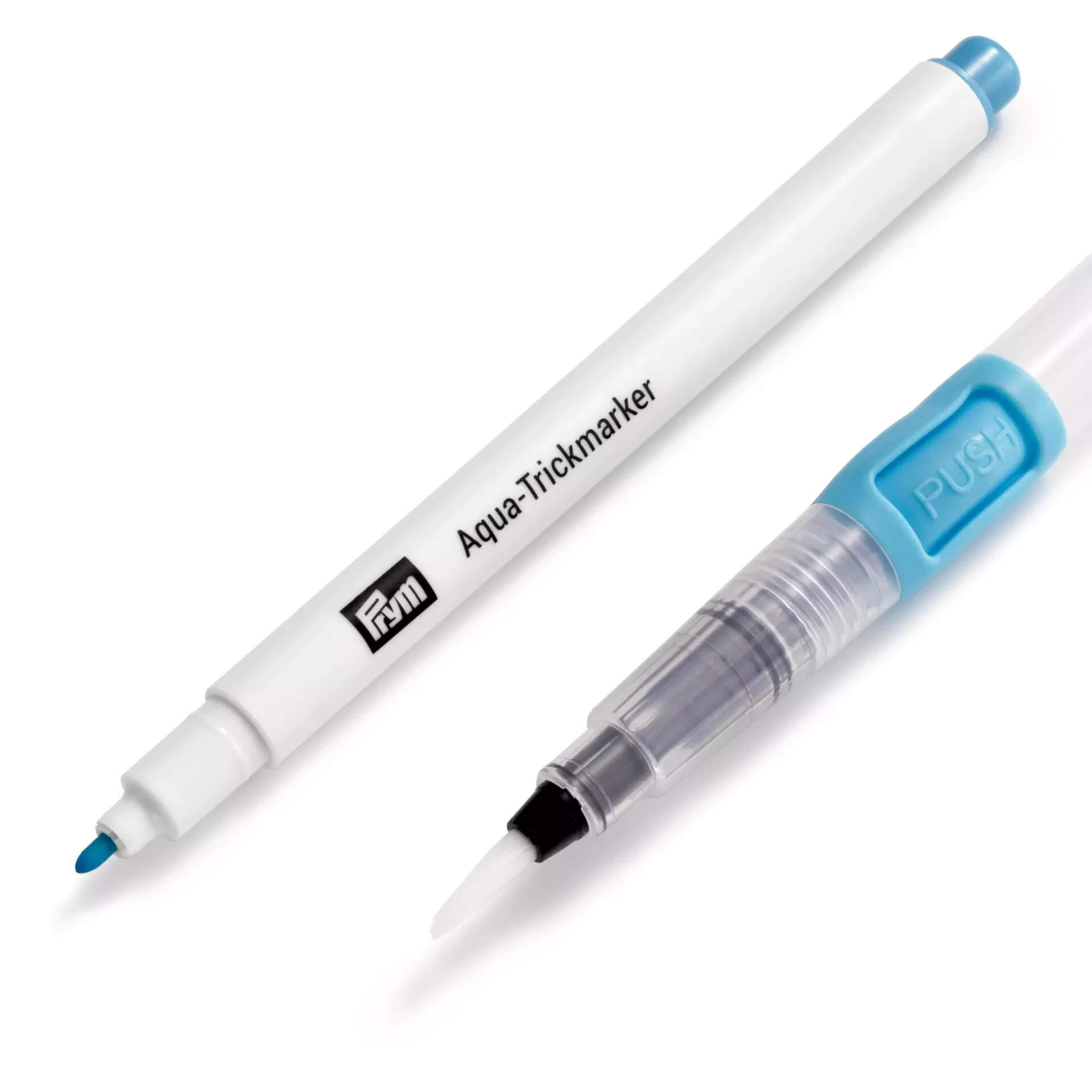 Duo Prym Aquatrick Marker stylo eau en utilisation marquage couture tissu clair