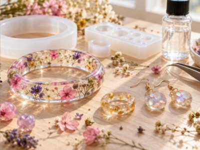 Faire ses bijoux en résine UV : le guide complet pour débuter