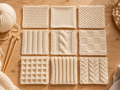 Points de tricot : dictionnaire de 60 points + PDF gratuit
